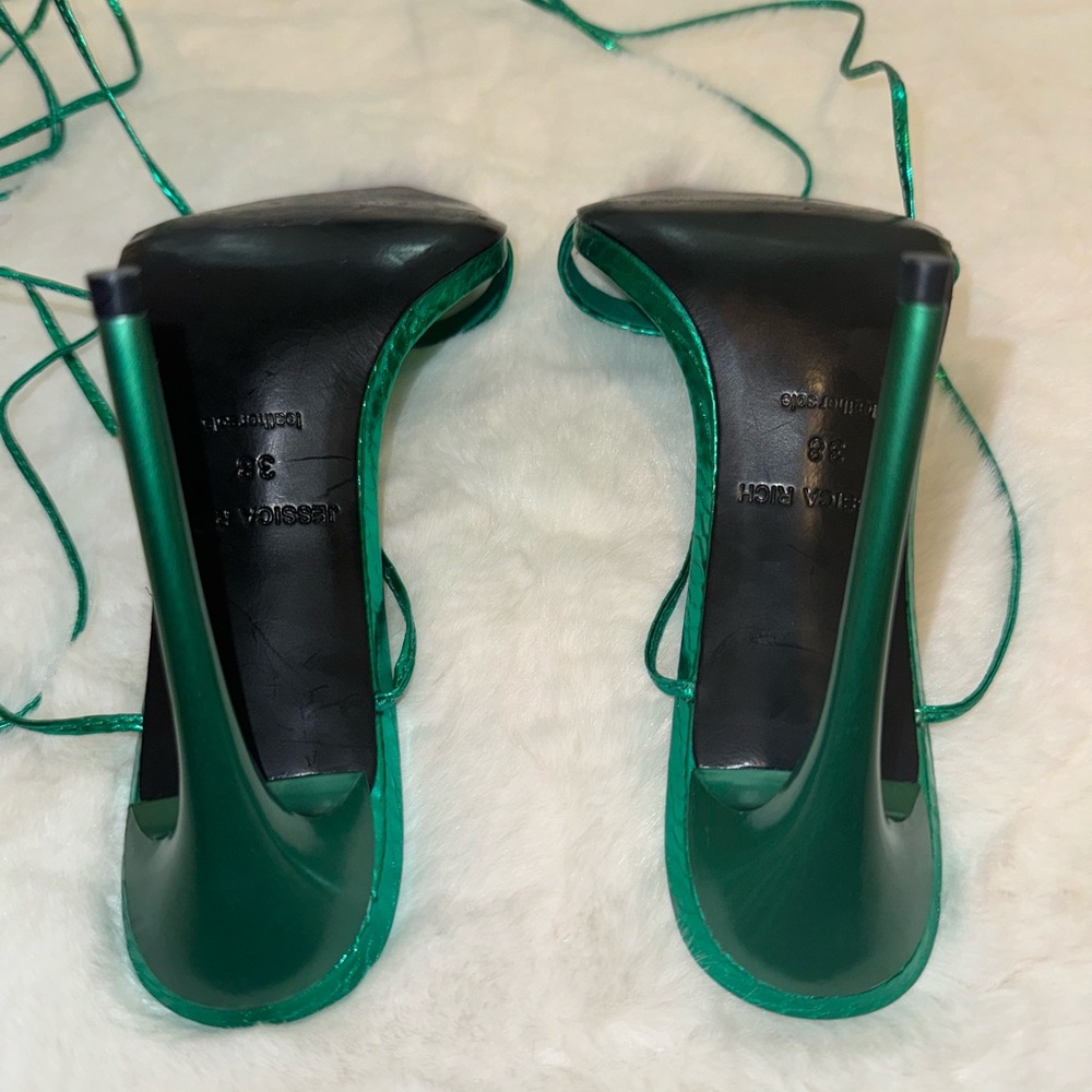 JESSICA RICH strappy sandals (size 38 but fits 37.5) (USED ONLY ONCE) - Picture 9 of 10